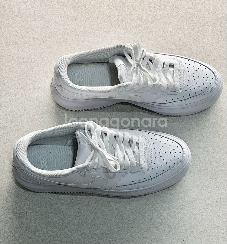 나이키 코트비전 로우 흰색 270mm--2