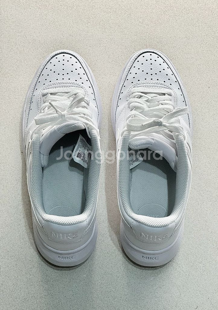 나이키 코트비전 로우 흰색 270mm--3