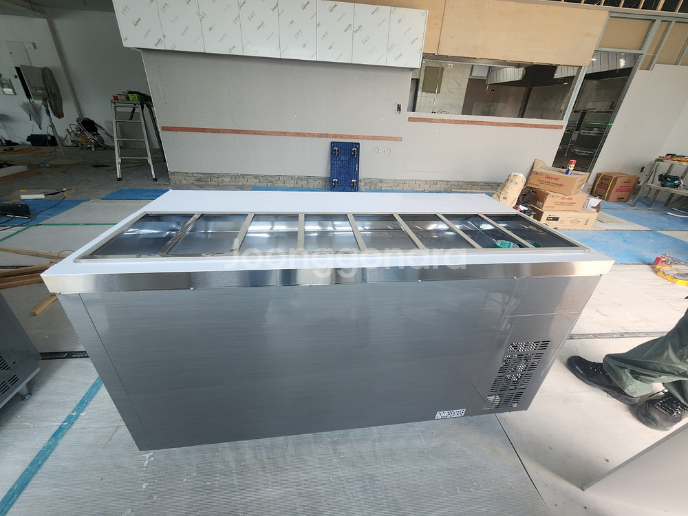 라셀르 직냉식메탈1500뒷줄밧드형테이블--4