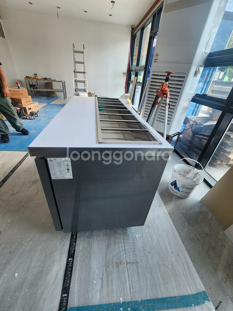 라셀르 직냉식메탈1500뒷줄밧드형테이블--5