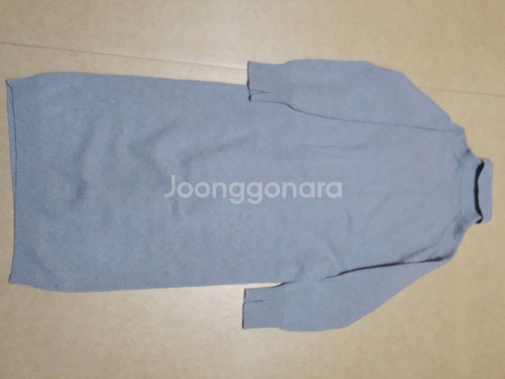 더캐시미어 캐시100 터틀넥니트원피스S--4