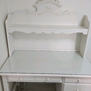 가가 갤러리 홈앤차일드 데이지 공주 책상 & 책꽂이 세트