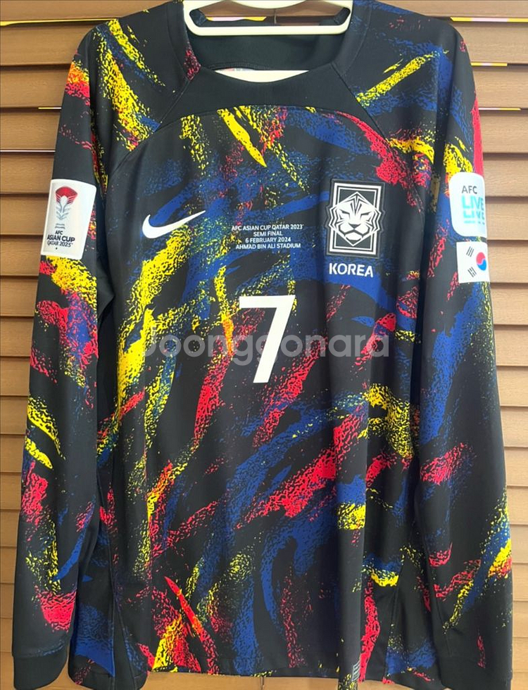 22-24 대한민국 국대 손흥민 유니폼 긴팔 2xl--0