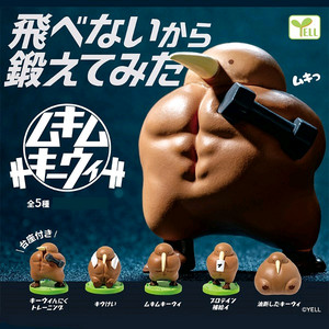 근육 헬스 키위새 랜덤 가챠 피규어