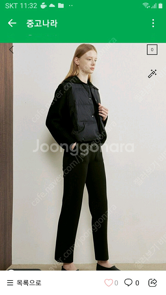 더캐시미어 니트구스점퍼 블랙85--2