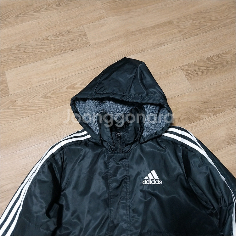 아디다스 주니어150 롱패딩--1