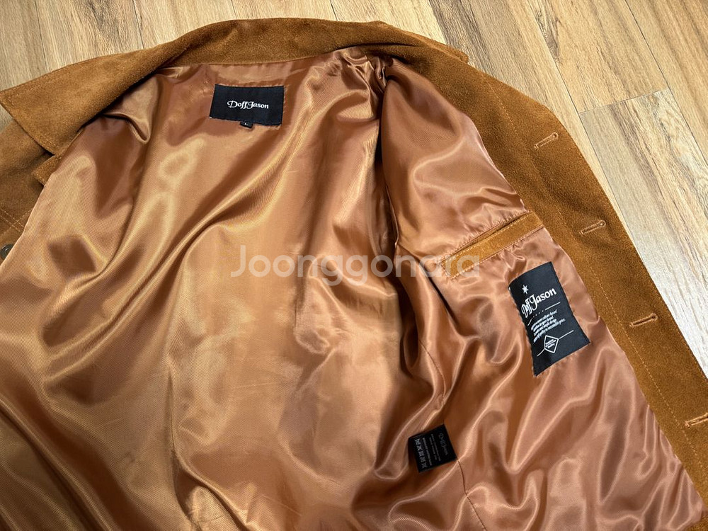 도프제이슨 스웨이드 가죽자켓--3