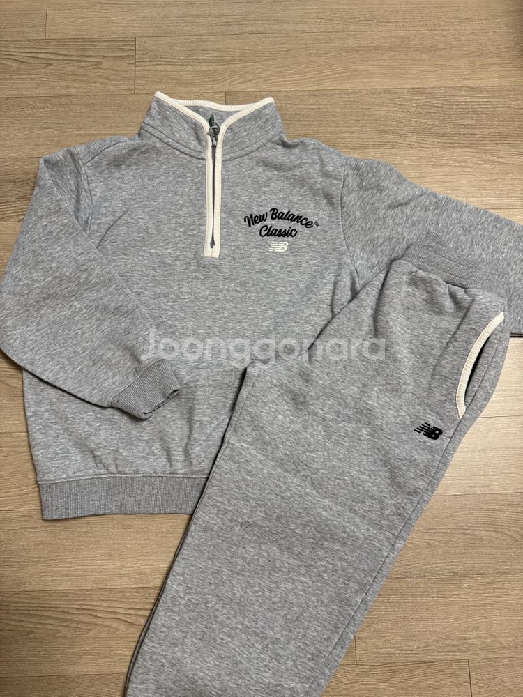 뉴발란스 키즈 기모 셋업 140사이즈 3벌 일괄--0