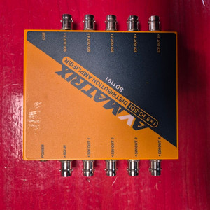 [AV MATRIX]AV매트릭스 SD1191 /1×9 SDI 리클라킹 분배증폭기/AV 방송용 분배기/SDI분배기