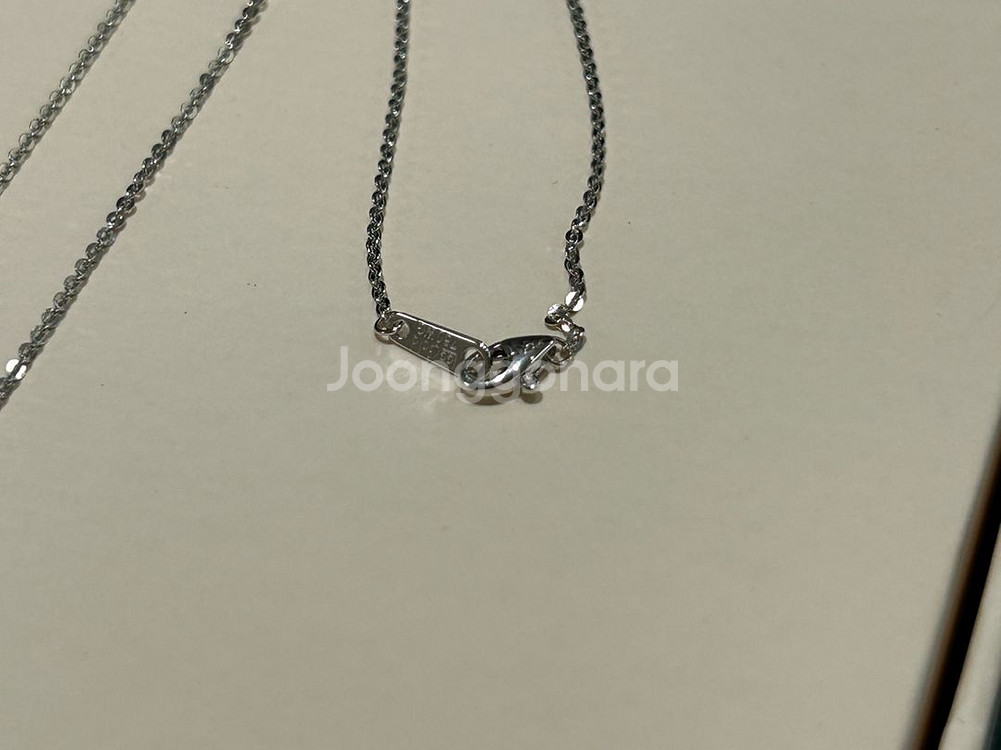 18k leegold 화이트골드 체인 3-4푼--1