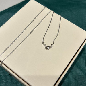 18k leegold 화이트골드 체인 3-4푼