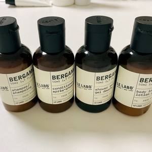 르라보 베르가못 세트, 하얏트 호텔 어메니티, 샴푸 컨디셔너 샤워젤 바디로션 새제품