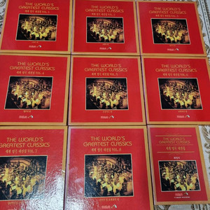 세계명곡대전집 RCA LP 판 셋트(40P) (서울음반