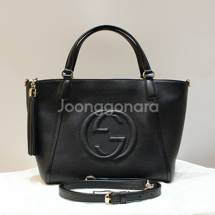 [명품다올동래] 구찌 소호 테슬 토트백 369176--0