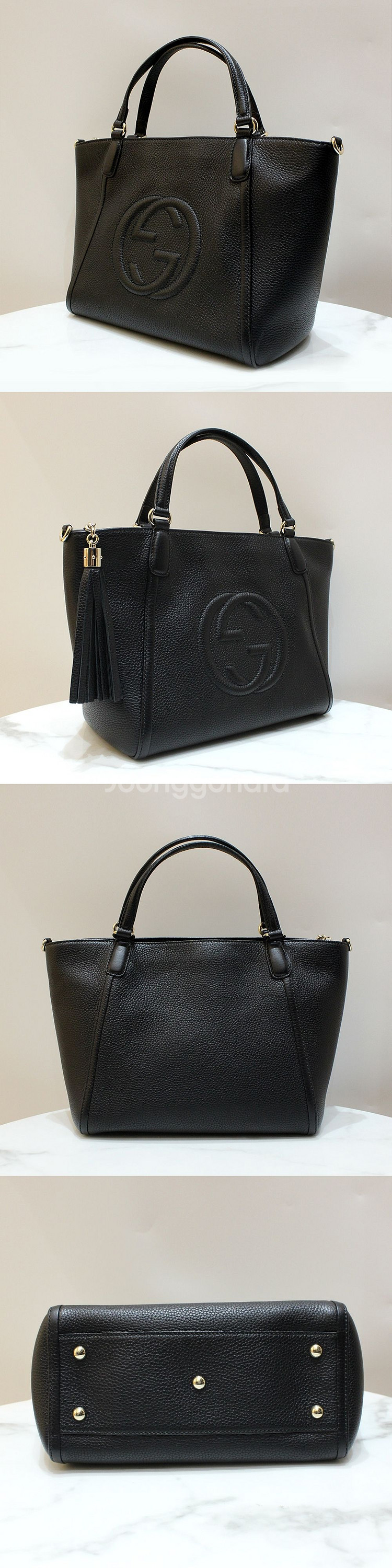 [명품다올동래] 구찌 소호 테슬 토트백 369176--1