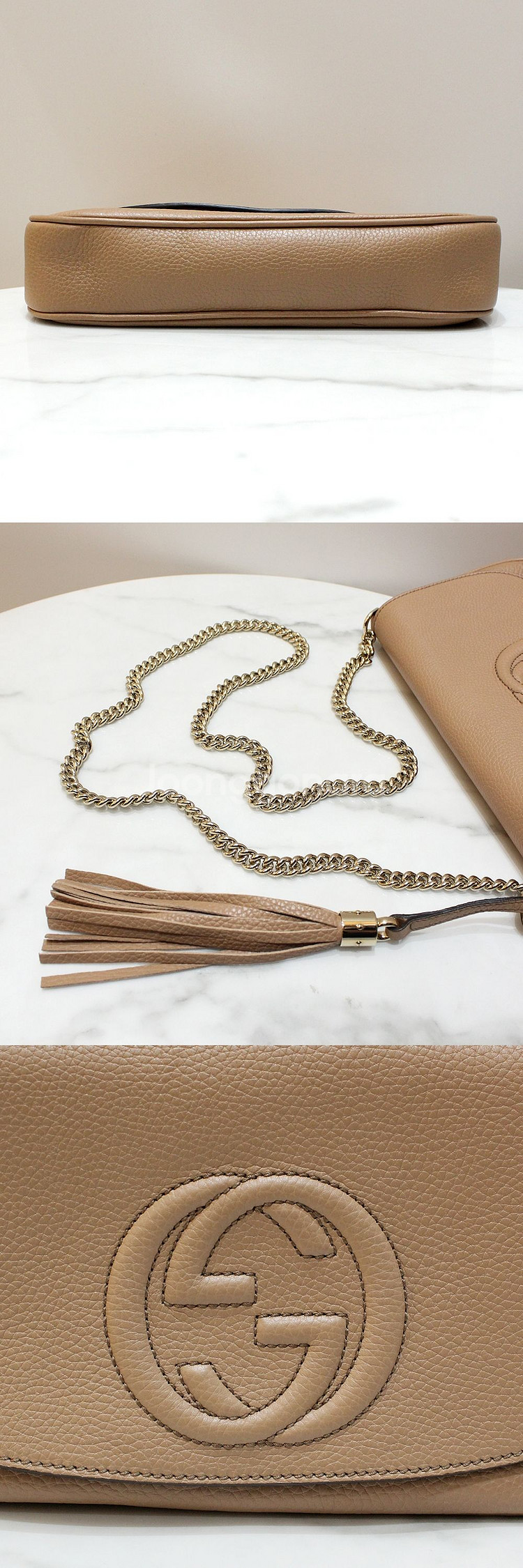 [명품다올동래] 구찌 소호 테슬 체인 숄더백 536224--2