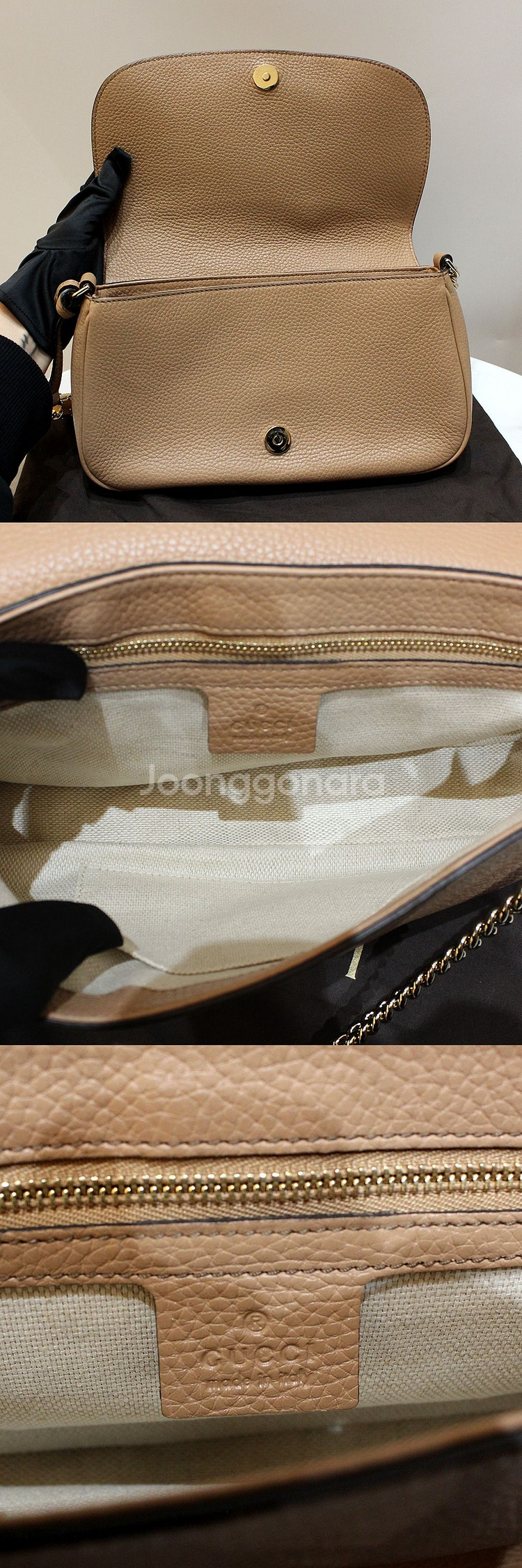 [명품다올동래] 구찌 소호 테슬 체인 숄더백 536224--3