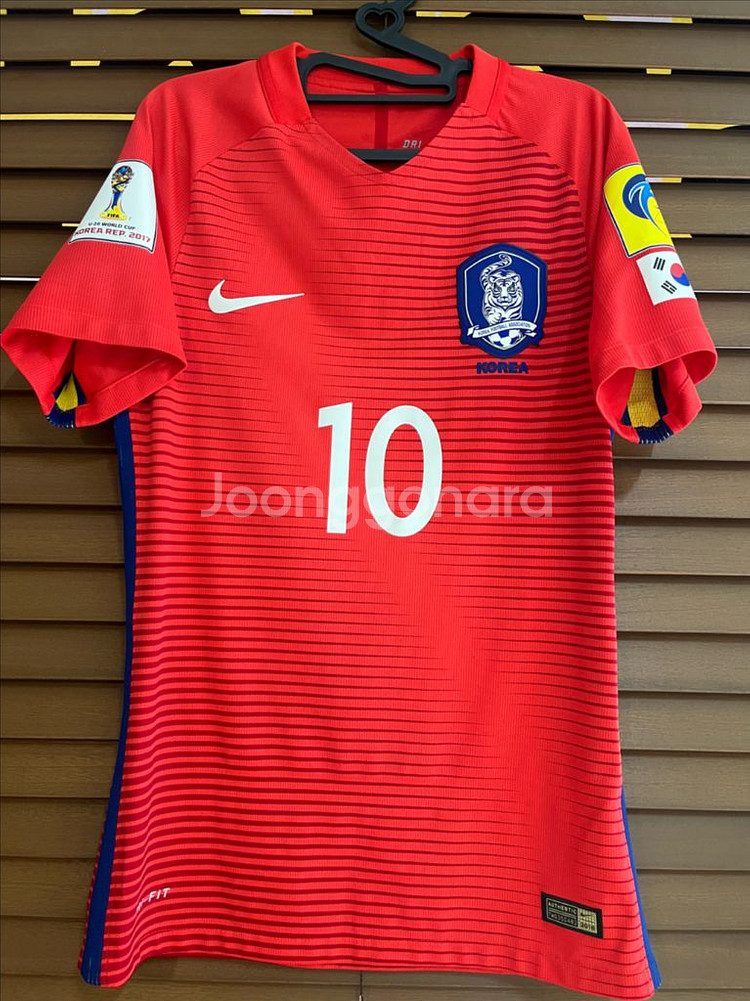 16-18 대한민국 국대 이승우 유니폼 선수지급용--0