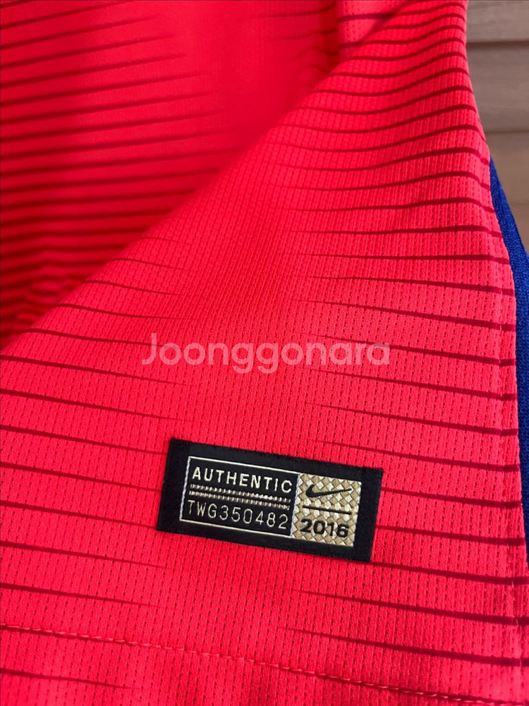 16-18 대한민국 국대 이승우 유니폼 선수지급용--2