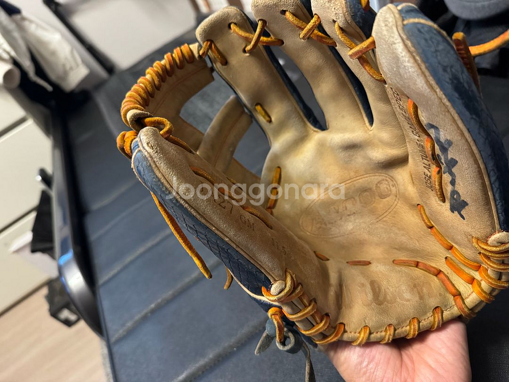 윌슨 A2000 호세 게임모델 내야 야구글러브--3