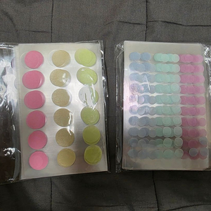 다이소 원형 스티커