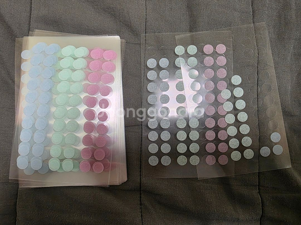 다이소 원형 스티커--3