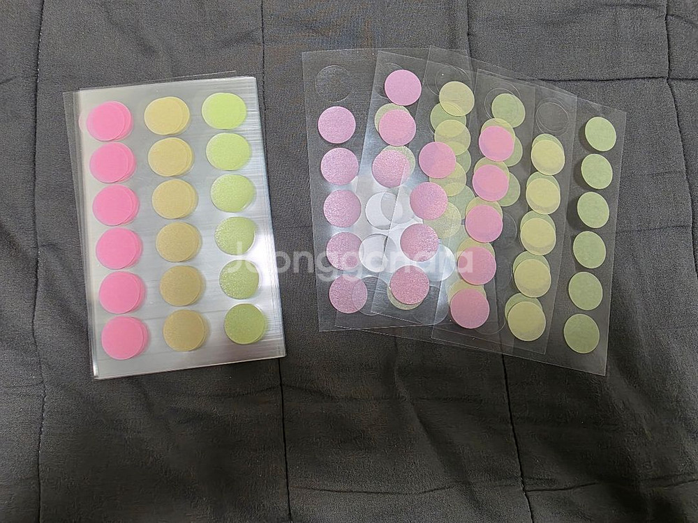 다이소 원형 스티커--2