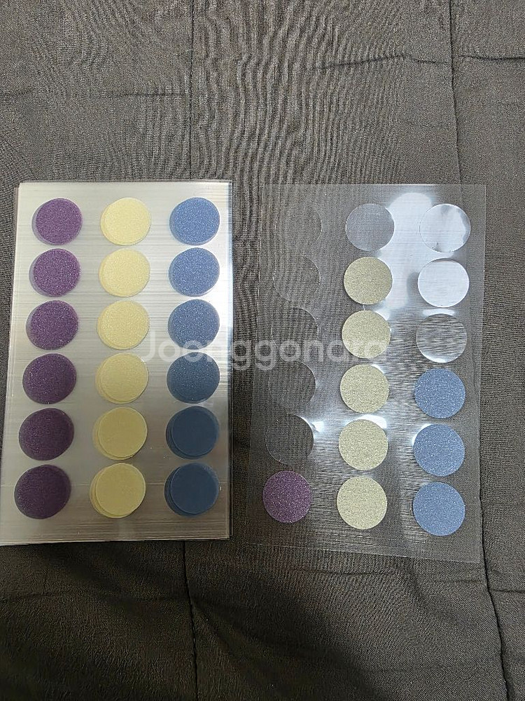 다이소 원형 스티커--1