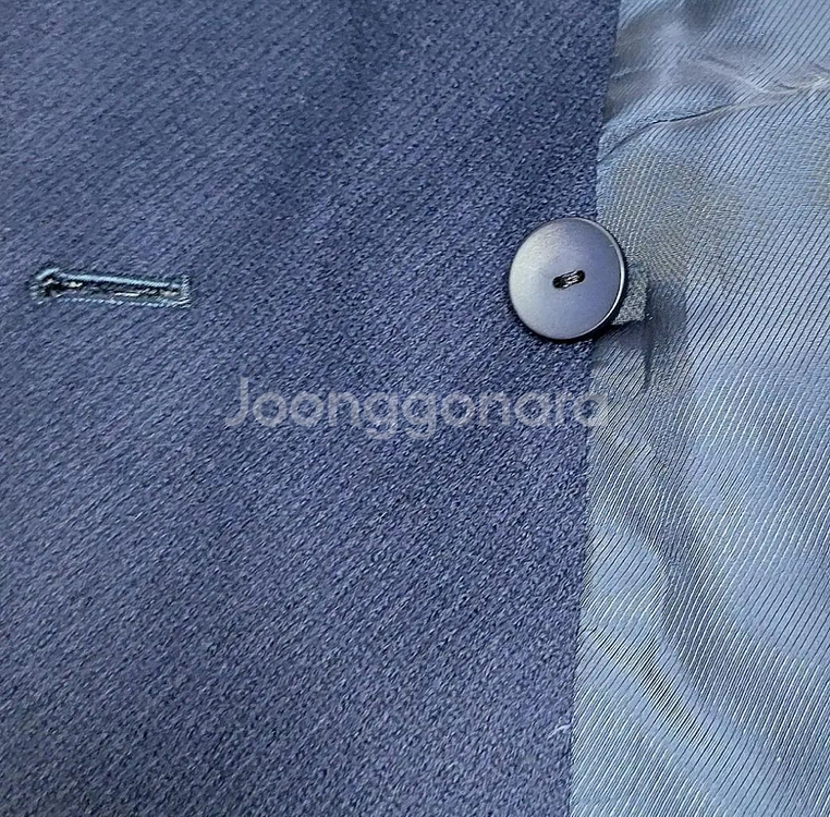 버버리 캐시미어 100% 투피스 셋업 네이비--3