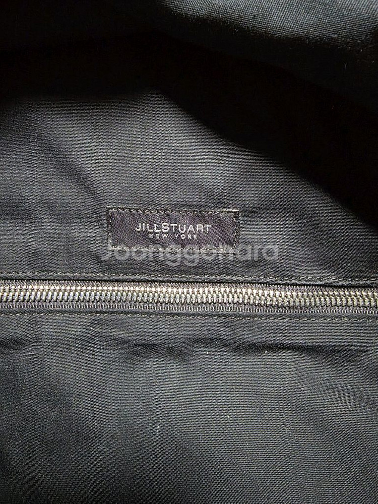 질스튜어트뉴욕 소가죽 나일론 백팩 남여공용--3