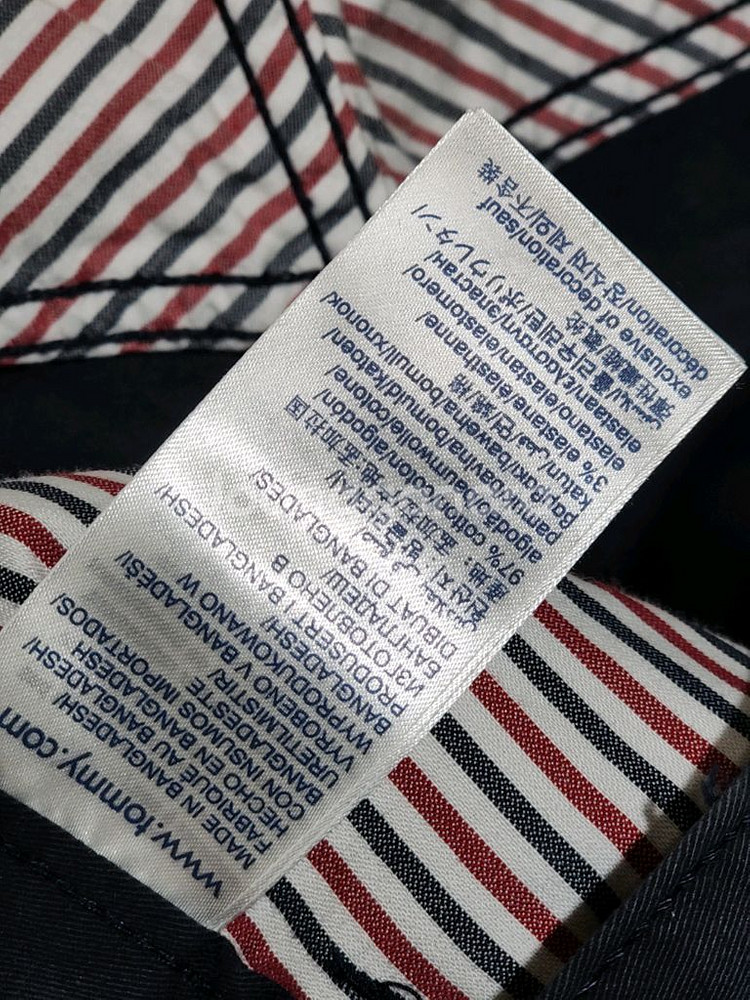 (29) 타미힐피거 면바지 네이비 치노팬츠 토미 스판--4