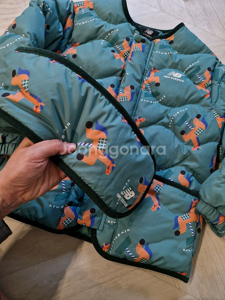 뉴발란스 키즈 경량 패딩 140--5