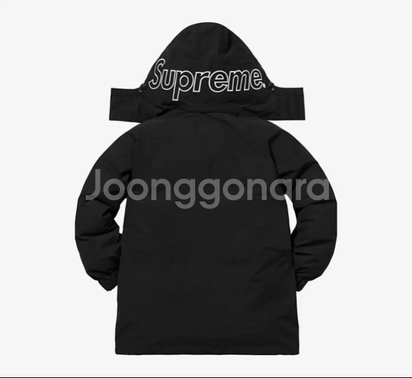 [M] 슈프림 고어텍스 700-필 다운 파카 블랙 - 18FW--1