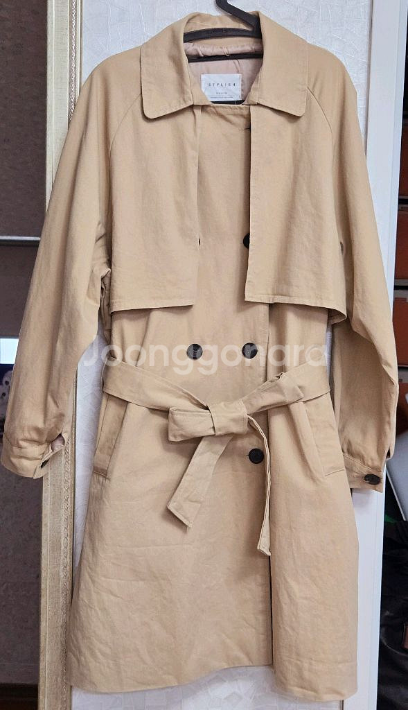 더블브레스트 트렌치코트 두벌 프리사이즈--0