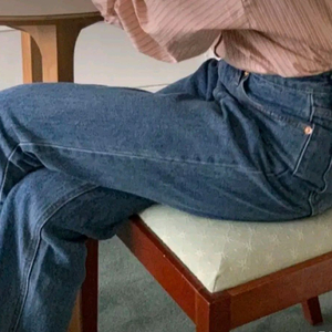 파운더스. 진청 데님 s 새제품(택포3만)