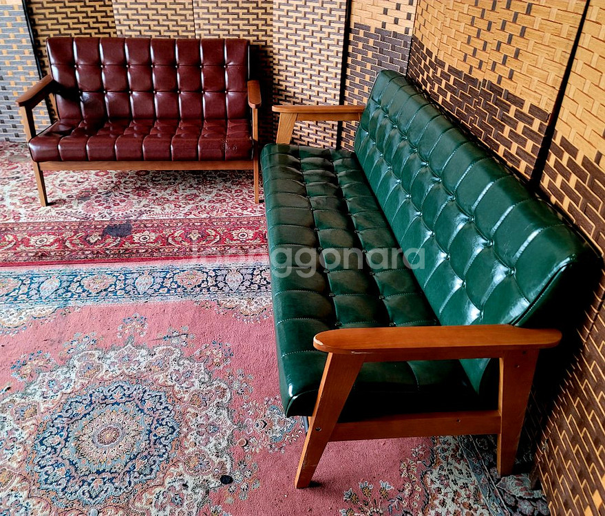 *레트로*소파*3,2인용세트--0