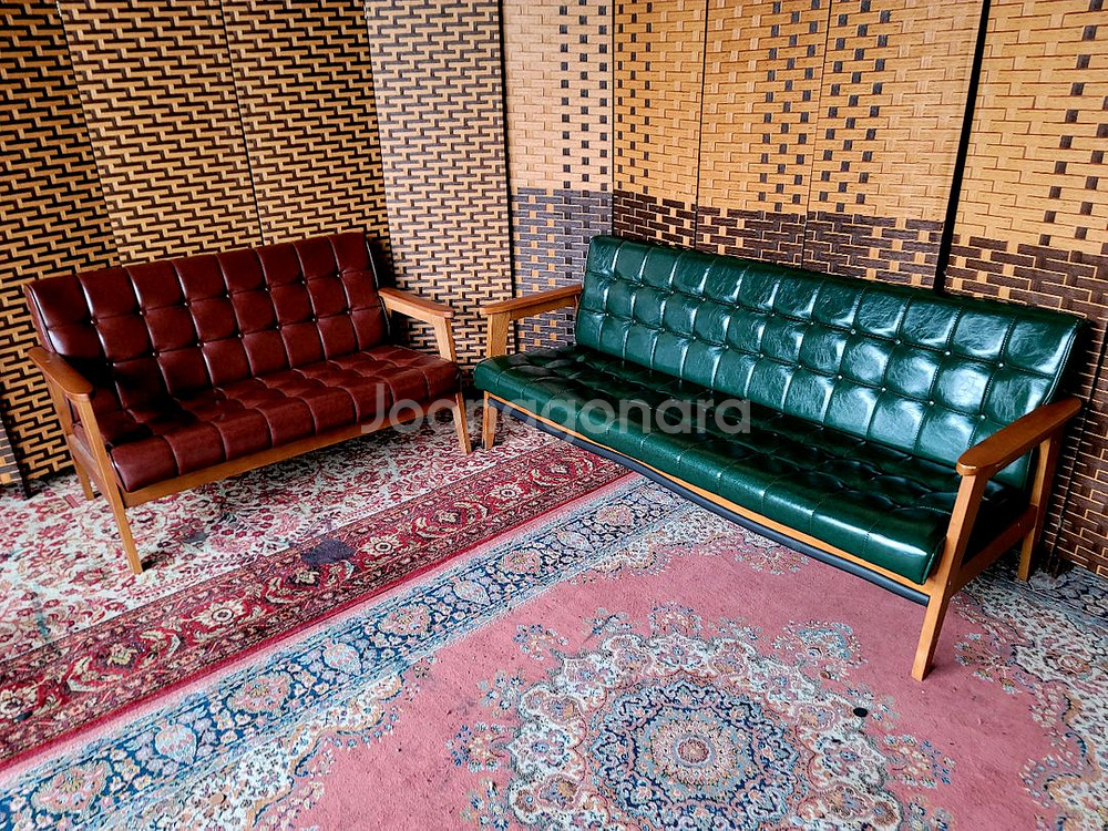 *레트로*소파*3,2인용세트--1