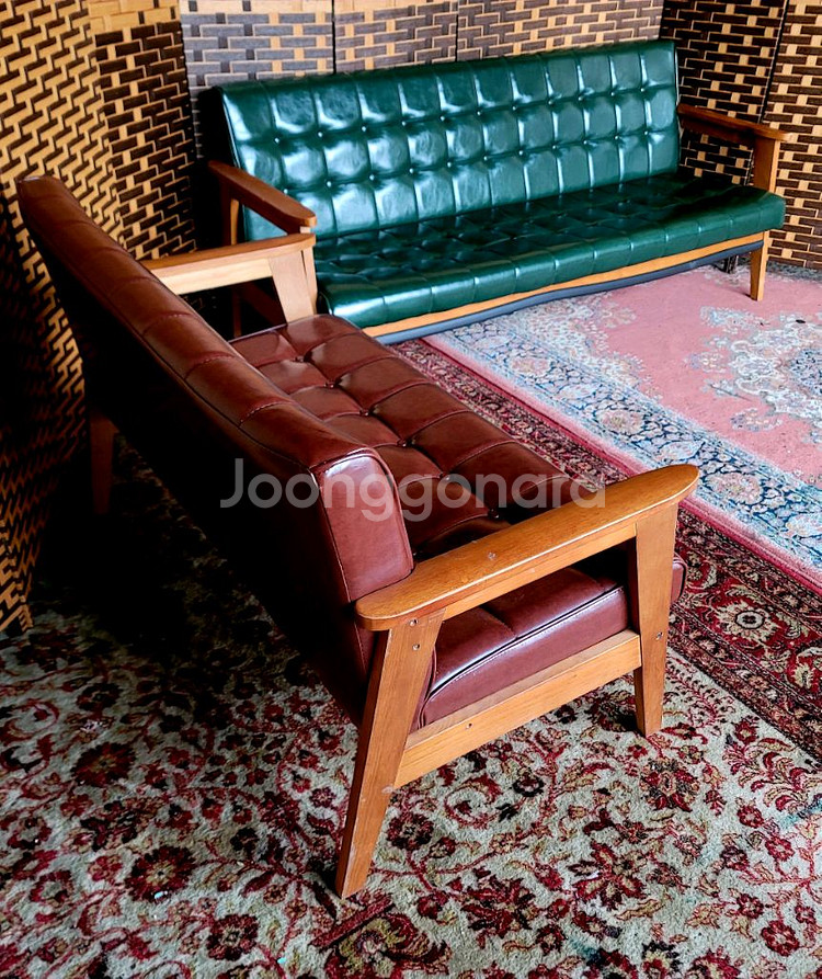 *레트로*소파*3,2인용세트--4