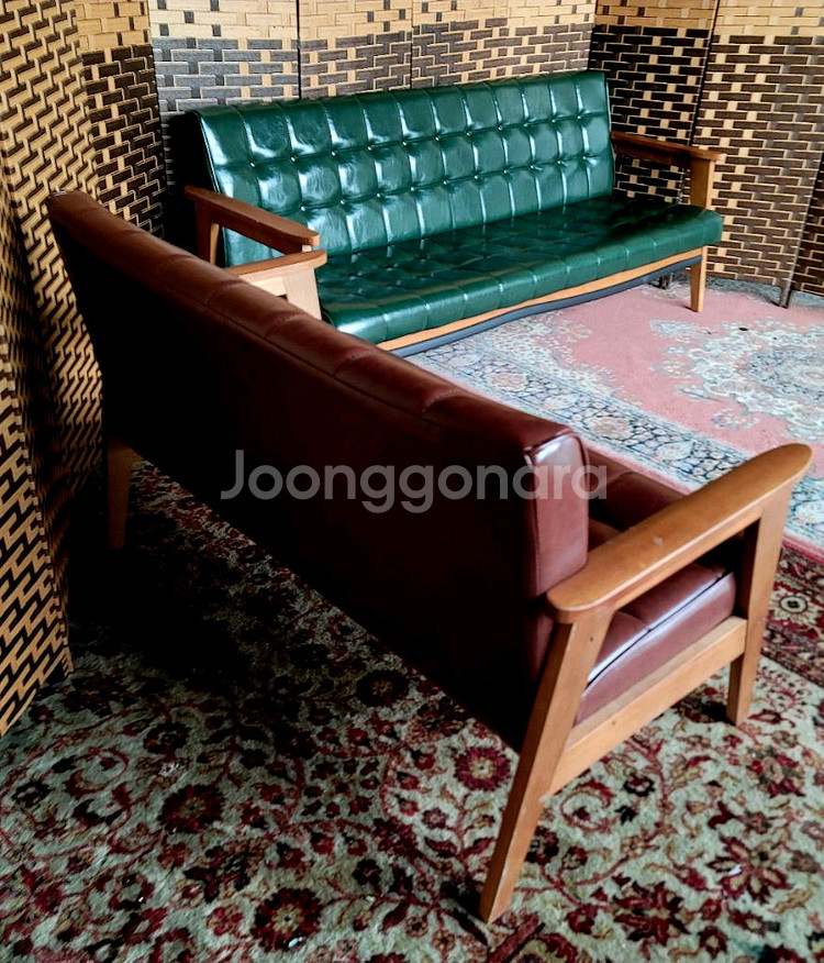 *레트로*소파*3,2인용세트--9