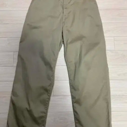 [2] 코모리 코튼 치노 오버 팬츠 카키