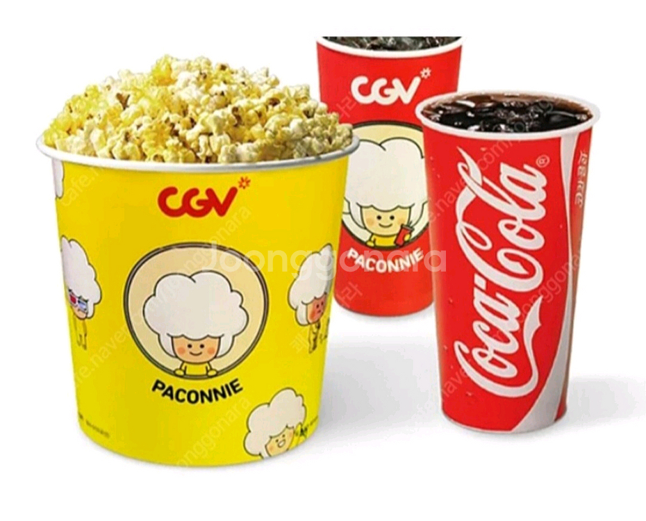 CGV콤보 CGV 라지콤보 더블콤보 팝콘 영화 할인쿠폰--0