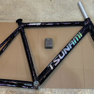 쓰나미 SNM100 크랙퍼플 S (49cm) 프레임셋 새상품
