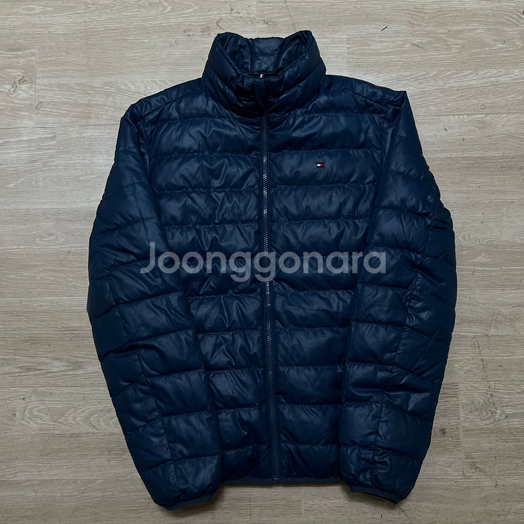 타미힐피거 덕다운 스몰플래그 리버시블 경량패딩 점퍼 [네이비] 176--0