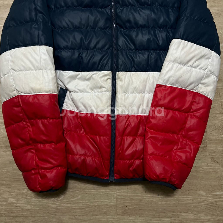 타미힐피거 덕다운 스몰플래그 리버시블 경량패딩 점퍼 [네이비] 176--5