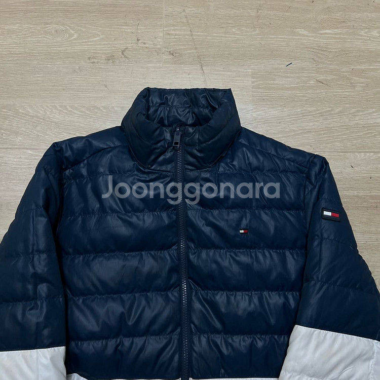 타미힐피거 덕다운 스몰플래그 리버시블 경량패딩 점퍼 [네이비] 176--4