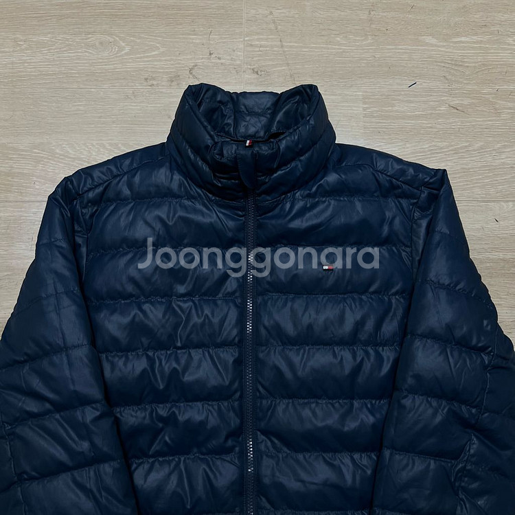타미힐피거 덕다운 스몰플래그 리버시블 경량패딩 점퍼 [네이비] 176--1