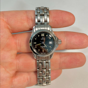 (희귀) 오메가 씨마스터 120 쿼츠 시계 26mm 여성용