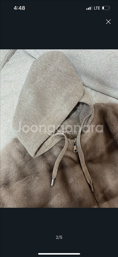 밍크 조끼 후드--6