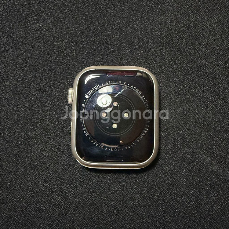 애플워치 7 45mm 실버(알루미늄) 판매합니다.--1