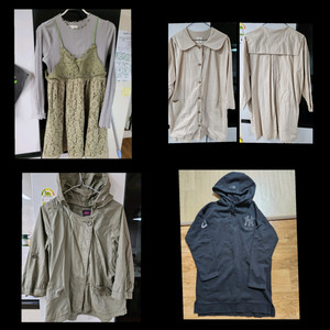 여성 의류 세트 (원피스/후드티/팔트임)